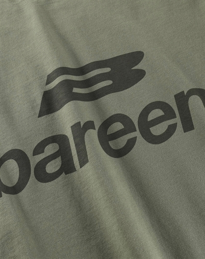 Bareen - Logo Box Fit T-shirt - Olive Green